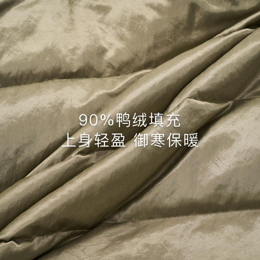 lost in echo2025秋冬新款休闲宽松拼接毛毛领保暖鸭绒羽绒服外套 商品图2