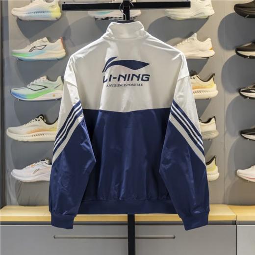 李宁男子2025春秋立领休闲运动夹克外套AJDV201-1 商品图1