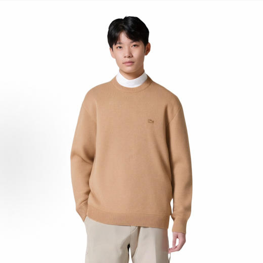 王一博同款双面鳄鱼巴素兰工艺羊毛毛衣102106 商品图6