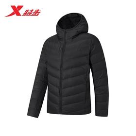 特步羽绒服女2025冬季新款运动御寒防风保暖鸭绒外套975428190083