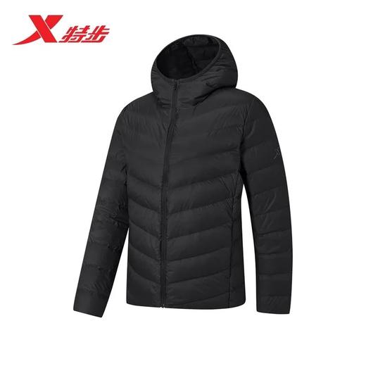 特步羽绒服女2025冬季新款运动御寒防风保暖鸭绒外套975428190083 商品图0