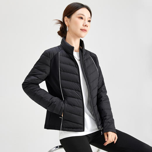 SM 5226鸭绒羽绒服轻薄保暖立领气质外套 商品图2