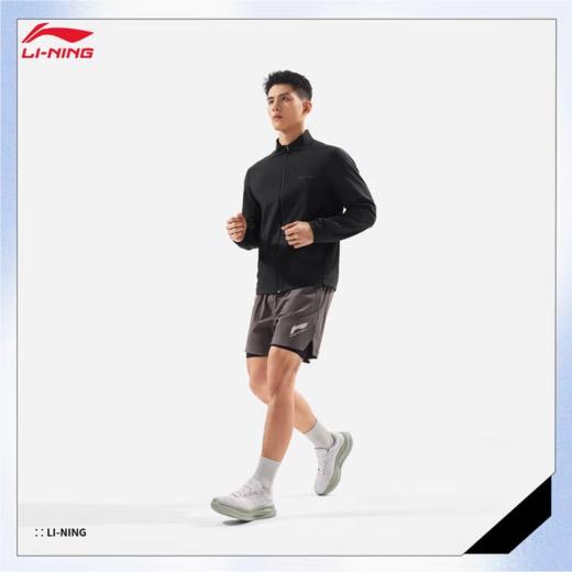 李宁男子2025春秋弹力透气休闲运动外套AJDV121-4 商品图1