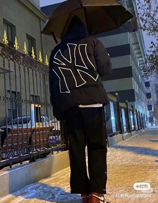 【秒杀价已调 直接拍】MLB 情侣款 大logo印花 立领羽绒服 商品图6