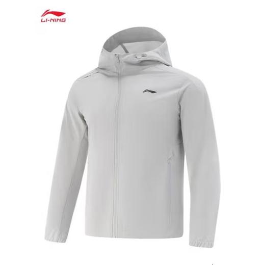李宁男子2025春秋休闲连帽运动夹克外套AFDV675-9 商品图0