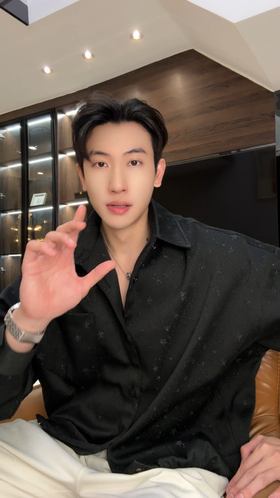 23760SDSA秋冬新款痞帅男装潮牌满印洒金星星翻领夹克外套下摆松紧百搭