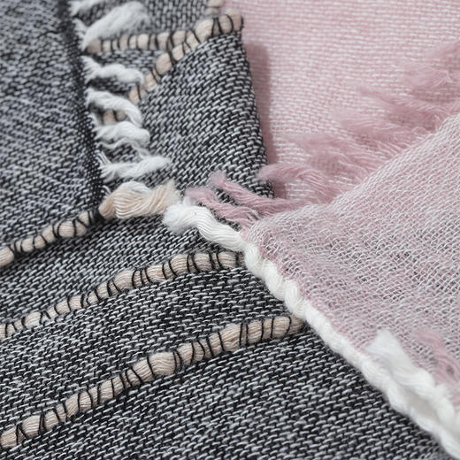 双拼色羊绒围巾SJF94P428W 商品图3