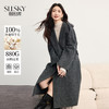 【10/23新品】熙世界斗篷式100.%羊毛双面呢大衣女连帽秋冬季宽松长款毛呢外套 商品缩略图0