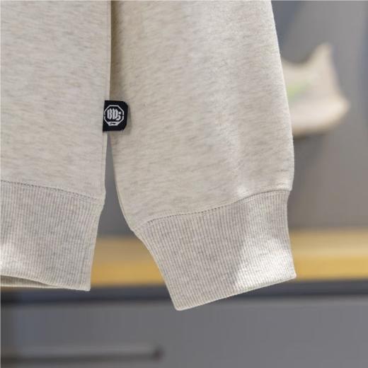 李宁男子2025秋季套头印花运动上衣健身卫衣AWDV323-5 商品图2