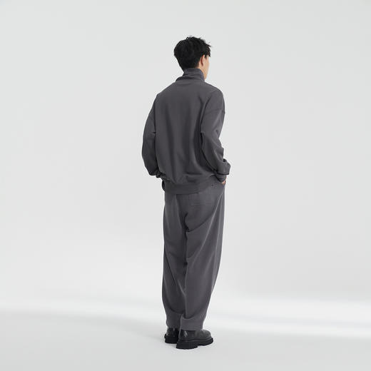 MODE COMMUTER | MC秋季半开襟立领卫衣男简约通勤时尚MCE131056C 商品图3