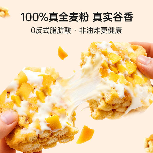 【lelecool】 高蛋白奶盖全麦沙琪玛0添加蔗糖6支/盒 商品图1