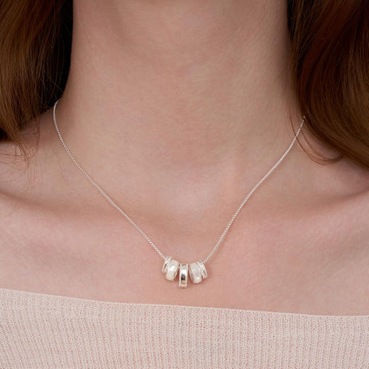 ARSIS｜流光系列 珠光星环项链 商品图3