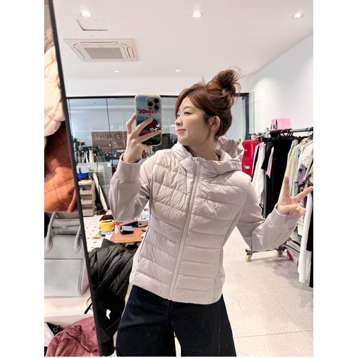 25AW上新【现货折上95折】 蕾蕾同款【排骨王】假两件连帽收腰保暖排骨羽绒外套 商品图3