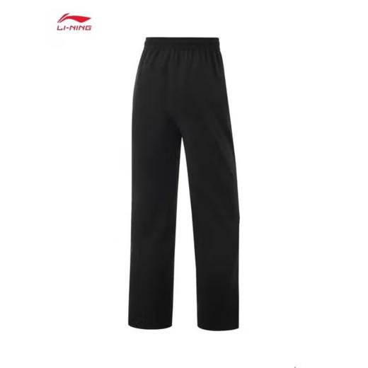 李宁女子2025春季防泼水加绒平脚卫裤运动裤AYKV042-2 商品图1