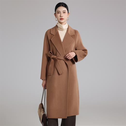 【M家同款 羊毛羊绒大衣】高品质面料质地紧密 慵懒风廓形 大牌平替只要零头价 商品图4