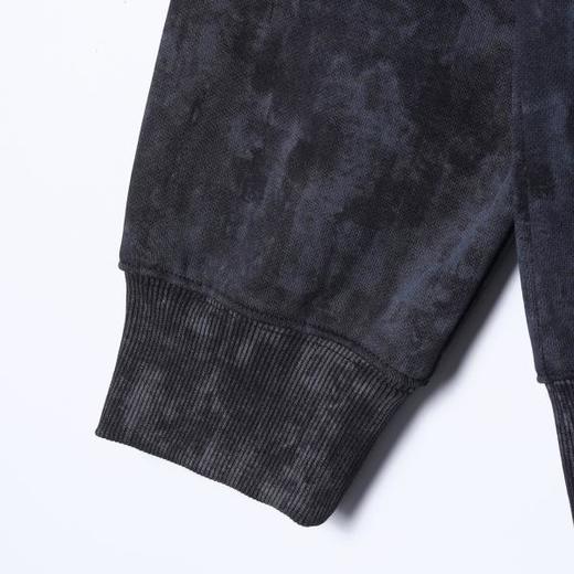 SDSA男士秋冬新款痞帅男装复古扎染抽绳连帽卫衣休闲百搭套头上衣 商品图4