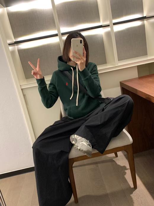 冬季加绒拉夫秋冬季男女款小马刺绣加绒连帽卫衣 ks 333351 商品图6