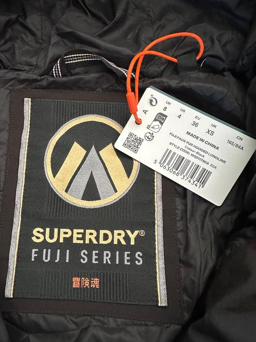 极度干燥Superdry女款厚棉衣中长款/长 商品图6