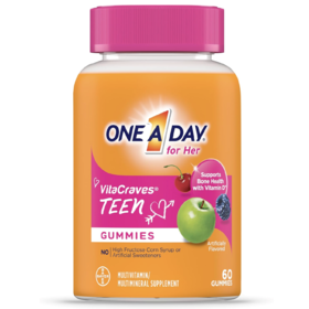 One a Day 青少年（13-19岁）女孩综合营养素软糖60粒