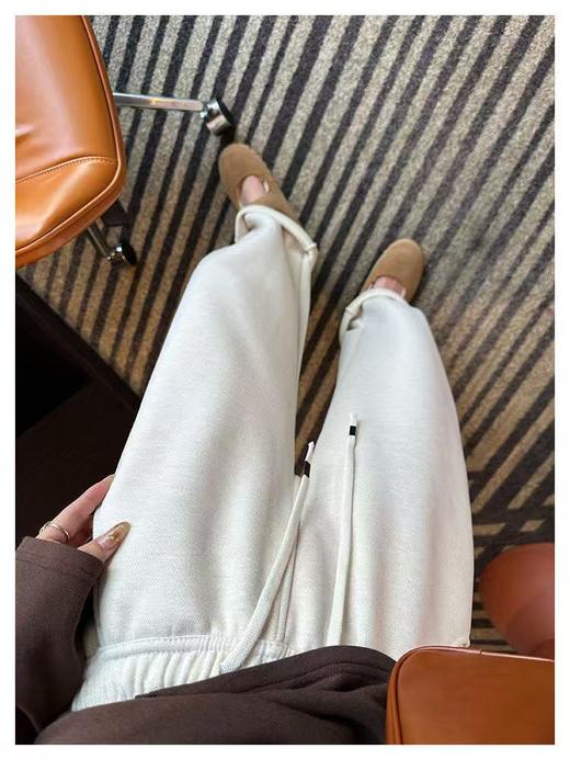 北方一条过冬的裤子 加绒蚕丝羊毛阔腿裤 商品图2