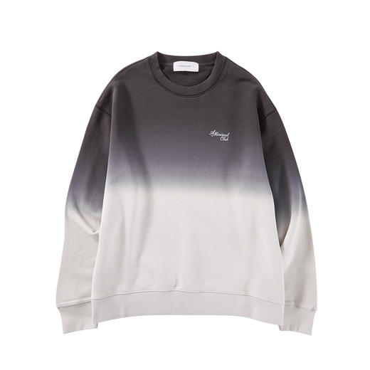 a minimal club吊染100%棉印花圆领卫衣水洗渐变秋季上新AM59ST04 商品图5