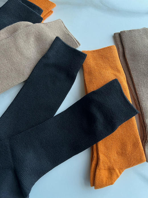 【口碑单品】噢蜜ooomeooo羊毛混纺堆堆袜 商品图2