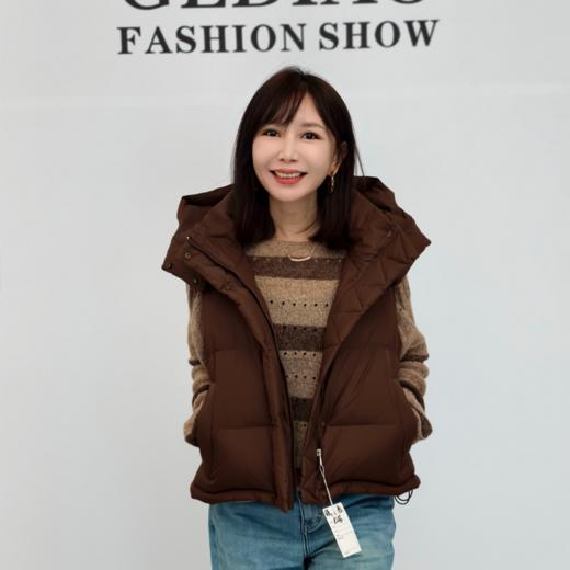 女式无袖轻薄羽绒马甲1028基地直邮 商品图2