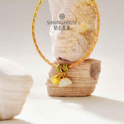 【定价黄金】【限时8折】【现货】钻石世家 足金手串手绳手链 DIY创意手链 串绳绳子手绳 商品图8