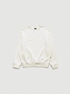 The barn*痞帅慵懒风logo刺绣圆领卫衣