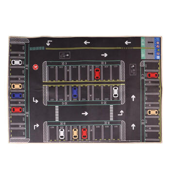 TaTanice停车场地垫儿童游戏爬行垫卧室早教阅读区地毯玩具男孩生日礼物 商品图6