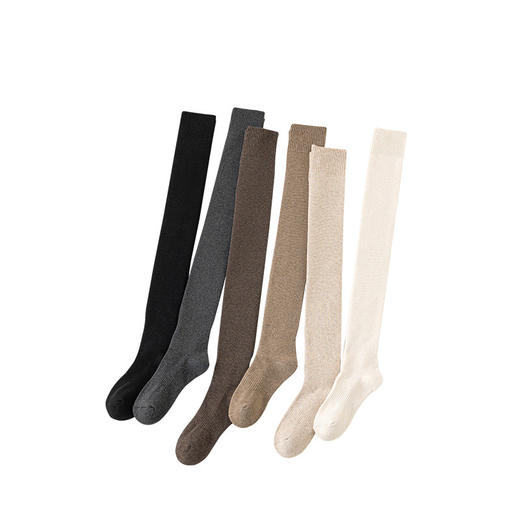 2双减20元！！4天发货！纯棉毛圈加厚高筒护膝袜！！超保暖 商品图4