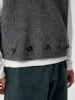 Simple Project/M25224/绳结皮扣羊毛毛衣背心 商品缩略图2