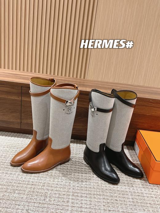 爱马仕kelly扣骑士靴长靴 皮面（DBG） 商品图4