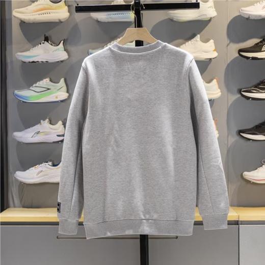 李宁男子2025秋季套头连帽运动上衣健身卫衣AWDV567-6 商品图1