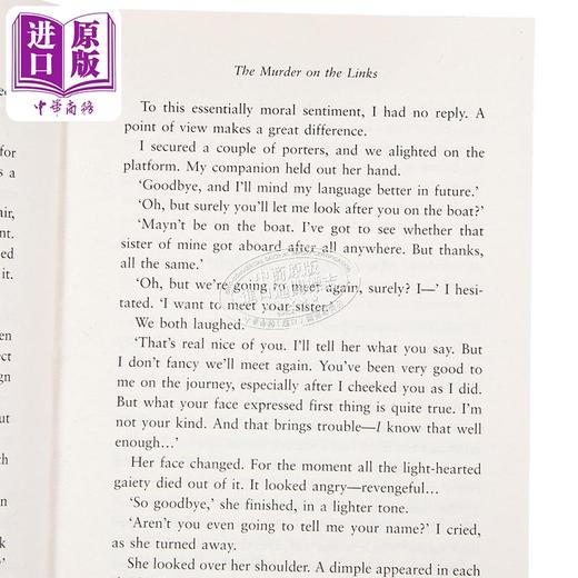 【中商原版】阿加莎系列 高尔夫球场的疑云 波洛 Poirot The Murder on the Links 英文原版 Agatha Christie 商品图5