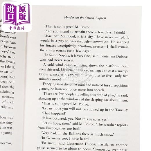 预售 【中商原版】阿加莎系列 东方快车谋杀案 Poirot  Murder on the Orient Express 英文原版 Agatha Christie 商品图13