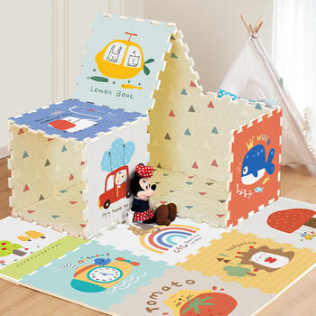 塔萌鱼宝宝爬行垫婴儿拼接爬爬垫泡沫拼图防滑垫游戏毯加厚2CM节日礼物 商品图2