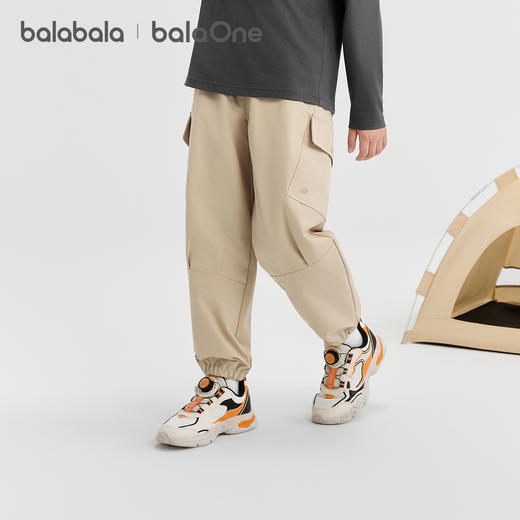 巴拉巴拉balaOne童装儿童裤子男童长裤2025秋新款休闲束脚裤耐磨 商品图2