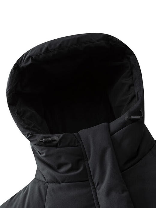 安踏冰甲羽绒丨短款防泼水羽绒服女士冬季棉服夹克162447904 基础黑-4 商品图6