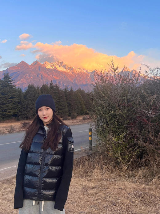 蒙口 25立领修身女拼接羽绒 （SS） 商品图0