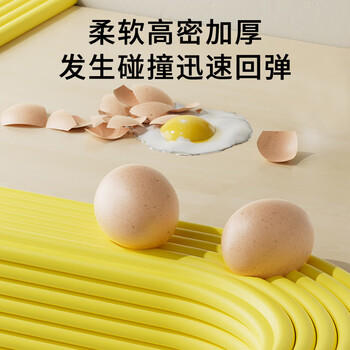 贝得力（BEIDELI）多功能防撞条婴幼儿桌子柜子护角防撞贴防撞软包灰色宽12cm长2米 商品图3