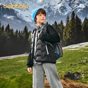 【商场同款】巴拉巴拉童装儿童轻薄羽绒服女童男童2025新款冬三防