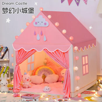 桑巴宝贝儿童帐篷室内公主女孩家用小房子游戏屋宝宝秘密基地小屋玩具城堡 商品图3