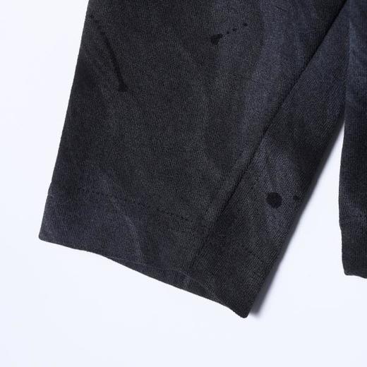 T4916SDSA男士秋冬新款痞帅男装潮牌扎染印花字母半高领长袖T恤百搭潮 商品图4