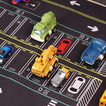 TaTanice停车场地垫儿童游戏爬行垫卧室早教阅读区地毯玩具男孩生日礼物 商品图0