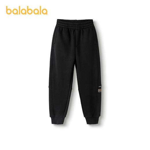 巴拉巴拉童装儿童裤子男加绒长裤2025冬新款卫裤百搭 商品图4