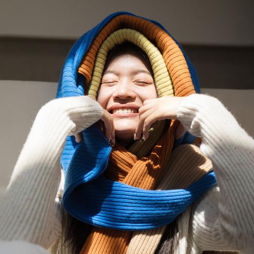 特绽放709朵/七彩糖·多色纯羊毛半高领毛衣女冬打底衫套头针织衫 商品图0