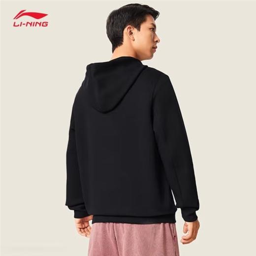 李宁男子2025秋季套头连帽运动上衣健身卫衣AWDV563-4 商品图1