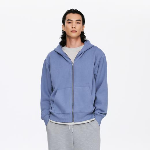 oneup运动加厚抓绒拉链连帽卫衣（男女同款） 商品图2