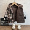 39.9元秒！🔥【喜林贝尔 连帽格子外套】暖到心坎里👋🏻内里加绒，非常柔软保暖又厚实⚡️ 无惧寒冷持续保暖 减少热量流失 商品缩略图1